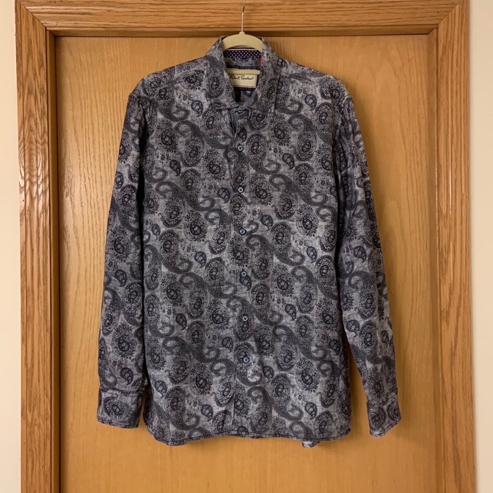 Robert Graham Tailored Fit Button Down Shirt